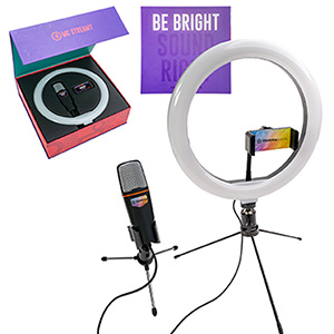 OR2400-C
	-MCSTREAMY – MICROPHONE AND LIGHT RING
	-Black (Clearance Minimum 10 Units)